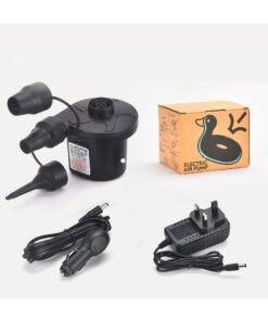 TodyJeyHo Electric Air Pump Air Mattress Portable Pump for Inflatables Couch, Dual Action Hand Held Portable Air Pump for Inflate Air Mattress Beds, Inflatable Swimming Pools, Swimming Ring