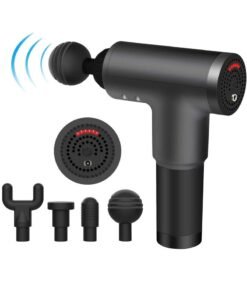 Muscle Massage Gun,6 Speeds Massage Gun, Cordless Handheld Deep Tissue Muscle Massager, Chargeable Percussion Device Super Quiet(Black)