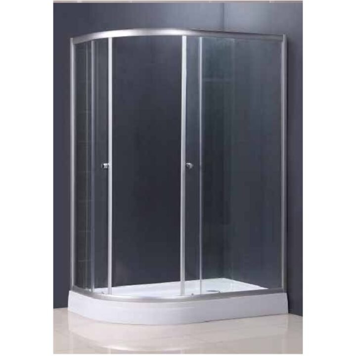 Nw602 tub shower enclosure – dimensions: 120x80cm