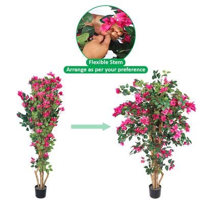 Artificial Bougainvillea Plant 1.6 Meters High - Image 4
