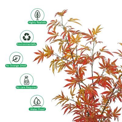 Artificial Maple Leaves Plant 1.5 Meters High