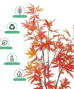 Artificial Maple Leaves Plant 1.8 Meters High