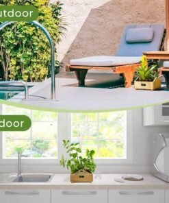 Sunshine wooden planterbox - 1 foot x 1 foot x 12 cm, grow herbs on kitchen platform, Decorative Planters for Home, Garden and Office