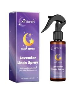 ximonth Lavender Fragrance Sleep Spray, Soothing Essential Oil for Improved Sleep, Indoor Freshener & Lavender Linen Spray for Pillows