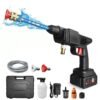 48V High Pressure Washer, Car Washing Machine, Cordless Portable Electric Water High Pressure Washer Gun, Used for Floor Cleaning of Car Washes and Garden Watering