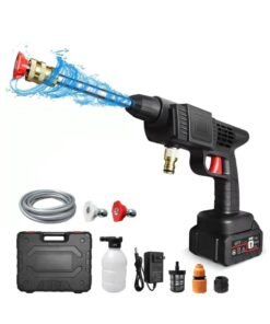 48V High Pressure Washer, Car Washing Machine, Cordless Portable Electric Water High Pressure Washer Gun, Used for Floor Cleaning of Car Washes and Garden Watering