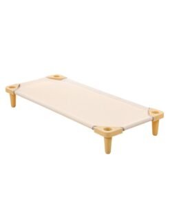 Arabest Heavy Duty Childrens Standard 130cm Stackable Daycare Cots for Preschool Kids Sleeping, Resting, and Naptime