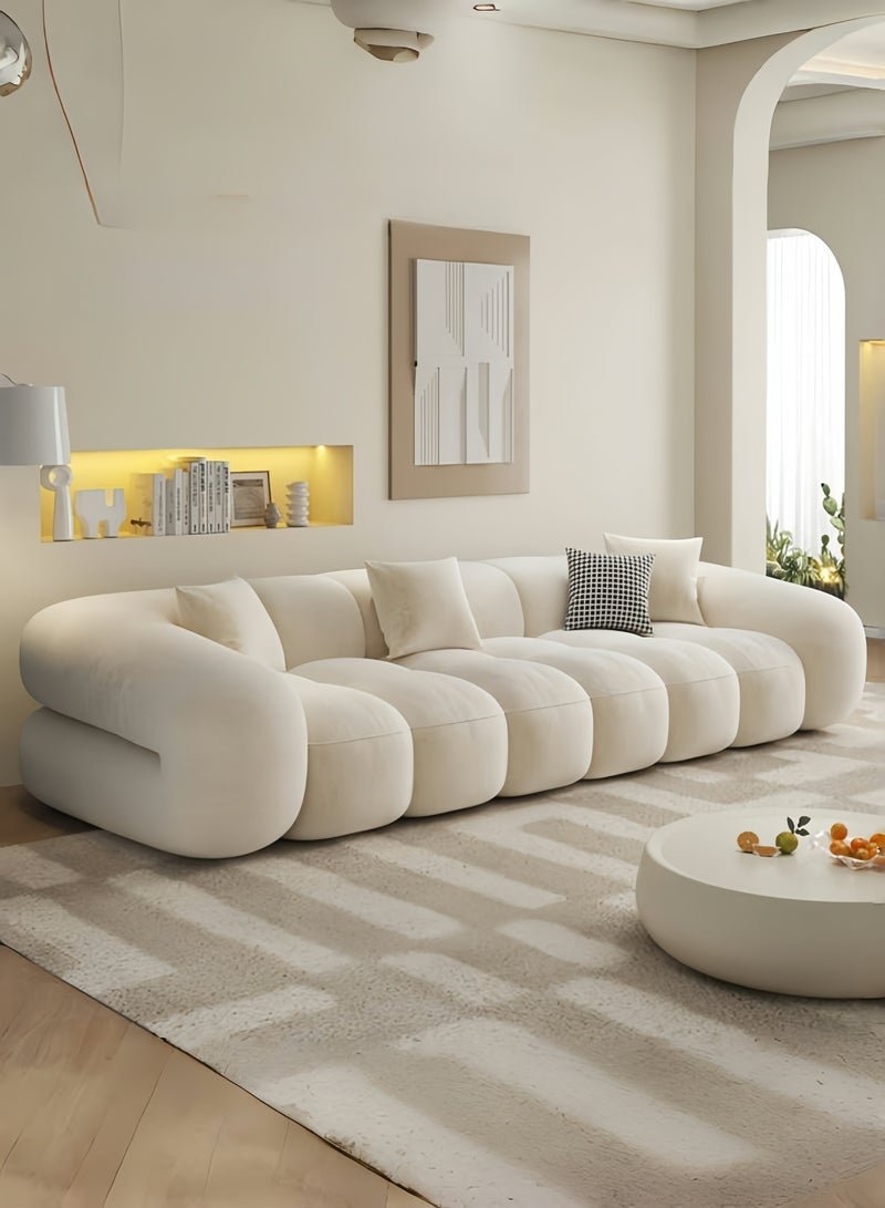 AAF FURNITURE Light Luxury Style Furniture Sofa Beige Without Pillow