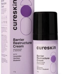 Cureskin Barrier Restructure Cream | Nourishes and Repairs | Ceramides, Oat Brand, Bisabolo (17 g)