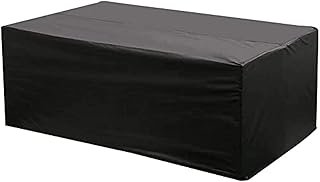 SAFA SKY Waterproof Dust Proof Anti UV/Wind Large Outdoor Sectional Furniture Set Cover for Garden (213x132x74CM), black