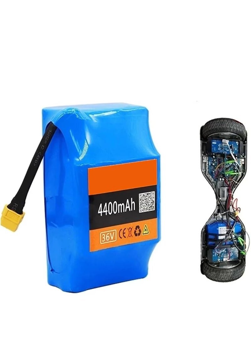 JAJEEK 36V 4.4Ah Lithium Battery Pack for Electric Scooters – 10S2P 4400mAh Battery with XT60 Plug for Backup Power, Reliable Energy for Scooters, Cars, and More – Durable, Long-Lasting, Efficient