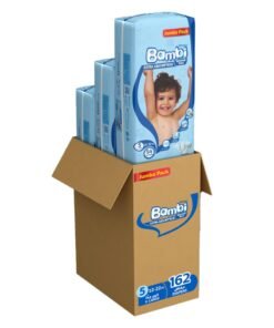 Bambi Baby Diapers Size 5 XL 162 Diapers