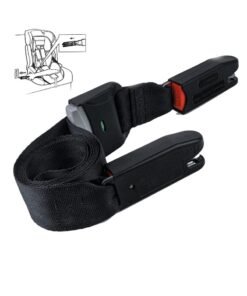 SOLARAE Seat Straps for General ISOFIX, Baby Seat Car Fixing Straps Adjustable with Latch Interface 1Pcs