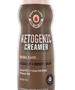 Rapidfire Ketogenic Creamer With Mct Oil For Coffee Or Tea, Supports Energy And Metabolism, Weight Loss, Ketogenic Diet, 20 Servings, 8.5 Oz