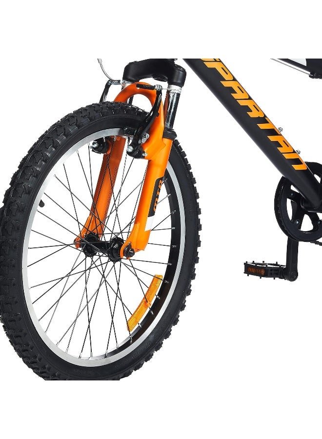 Spartan Panther Mountain Bike – 20 Inch Wheel, 7-Speed Shimano Gears, Black - Image 4