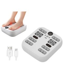 XiuWoo Pain Relief for Feet Massager, Automatic Foot Massager for Neuropathy ,10-Level,Type-C Rechargeable,Electric Therapy Instrument Foot Circulation Stimulator for Plantar Fasciitis, Diabetes Foot Pain Relief