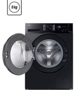 Samsung 9KG Front Load Washing Machine, 1400RPM, LED Digital Display, Ecobubble™, SmartThings AI Energy Mode, 5 Star Rating, Digital Inverter Compressor WW90CGC04DABGU Black