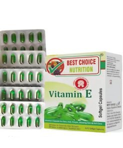 BEST CHOICE NUTRITION Vitamin E 50 capsules for beautiful skin healthy hair and eyes