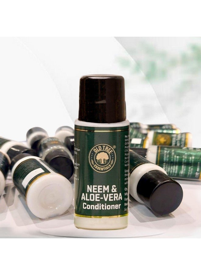 Old Tree Neem & Aloevera Hair Conditioner Kit For Hotels 20Ml (Set Of 100 Pcs) Travel Size Conditioner Kit For Hotel Amenities Guest House Marriage Hall And Hospitality
