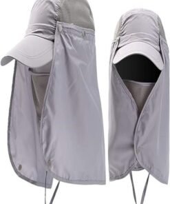 Goolsky Fashion Outdoor Upf 50+ Uv Sun Protection Waterproof Quick Dry Breathable Face Neck Flap Cover Folding Sun Hat