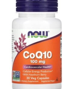 Now Foods Coq10 100Mg 30 Vcaps