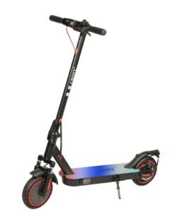 Crony M365 7 Colors E-Scooter 250W Motor, 25-45KM/H Speed, 10-25KM Range, Front Suspension, 8"Durable Honeycomb Tires,Smart App Control,Aluminum Alloy Frame, 100KG Max Load, 36V/7.8AH Battery,Easy Folding, LED Light Base, Commuter Electric Scooter for Adults & Kids, Portable, Lightweight Design, Bluetooth Connectivity, Ideal for Daily Commute & Leisure Rides, 3-5 Hours Charging Time, Normal/Disc Brakes, IPX4 Waterproof, 7 Colors LED Deck Lights，Black