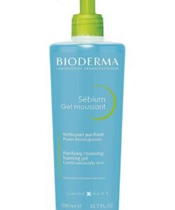 Bioderma Sebium Moussant Purifying Cleansing Foaming Gel Blue 500ml