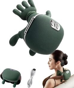 ZEESQUARE Neck and Shoulder Massager with Heat  Portable Deep Tissue Massage for Pain and Stress Relief, Adjustable Intensity for Home, Car & Office