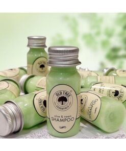 Old Tree Neem & Aloevera Hair Shampoo Toiletries Kit 35ml - (Set of 50 Pcs) | Travel Size Shampoo Kit for Travelling, Hotel Room, Guest House | Hotel Amenities and Accessories