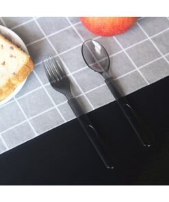 European-style Disposable Tableware Independent Packaging Spoon Thickened Transparent Western-style Hotel Disposable Spoon-Specifications:Spoon