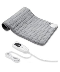 Heating pad, Electric Heat Pad with Automatic Switch-Off and 6 Temperature Levels Heating pad for Back Neck Shoulder Belly Heating Technology - Machine Washable.