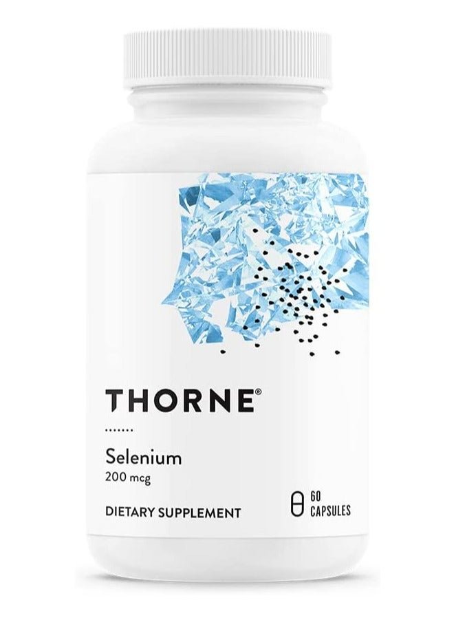 Thorne Selenium - 200 mcg - Dietary Supplement 60 Capsules