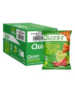 Quest Nutrition Tortilla Style Protein Chips Chili Lime (32g Pack of 8)