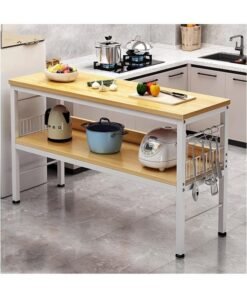 keke Multi functional 2-Tier Kitchen Rack with Storage Cabinet