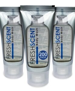 Freshscent Body Wash 1oz 200 Pack Hotel Travel Size Bulk Amenities and Toiletries for Hospitality