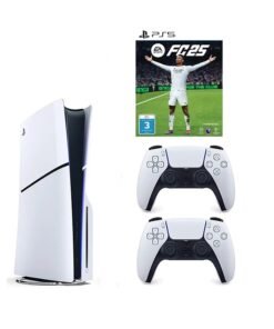 Sony PlayStation 5 Disc Slim Console With Extra White Controller And FC 25