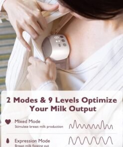 Momcozy Wearable, Electric S9 Pro Single  Breast Pump With LED Display, 2 Modes And 9 Levels - Image 3