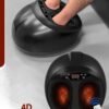 Toshonics 4D Shiatsu Foot Massager with 5 Intensities, 4 Modes, Infrared Heat, and Removable Sleeves for a Personalized, Hygienic, and Therapeutic Foot Massage Experience
