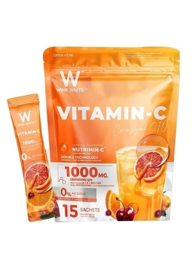 Wink White Vitamin C Q10 – 15 Sachets x 12g