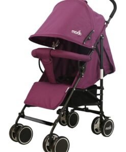 Moon Strek Lightweight Travel Stroller – Umbrella Fold, Multi-Recline, Storage Basket, Compact And Travel-Friendly, 0m+ to 18kg – Purple