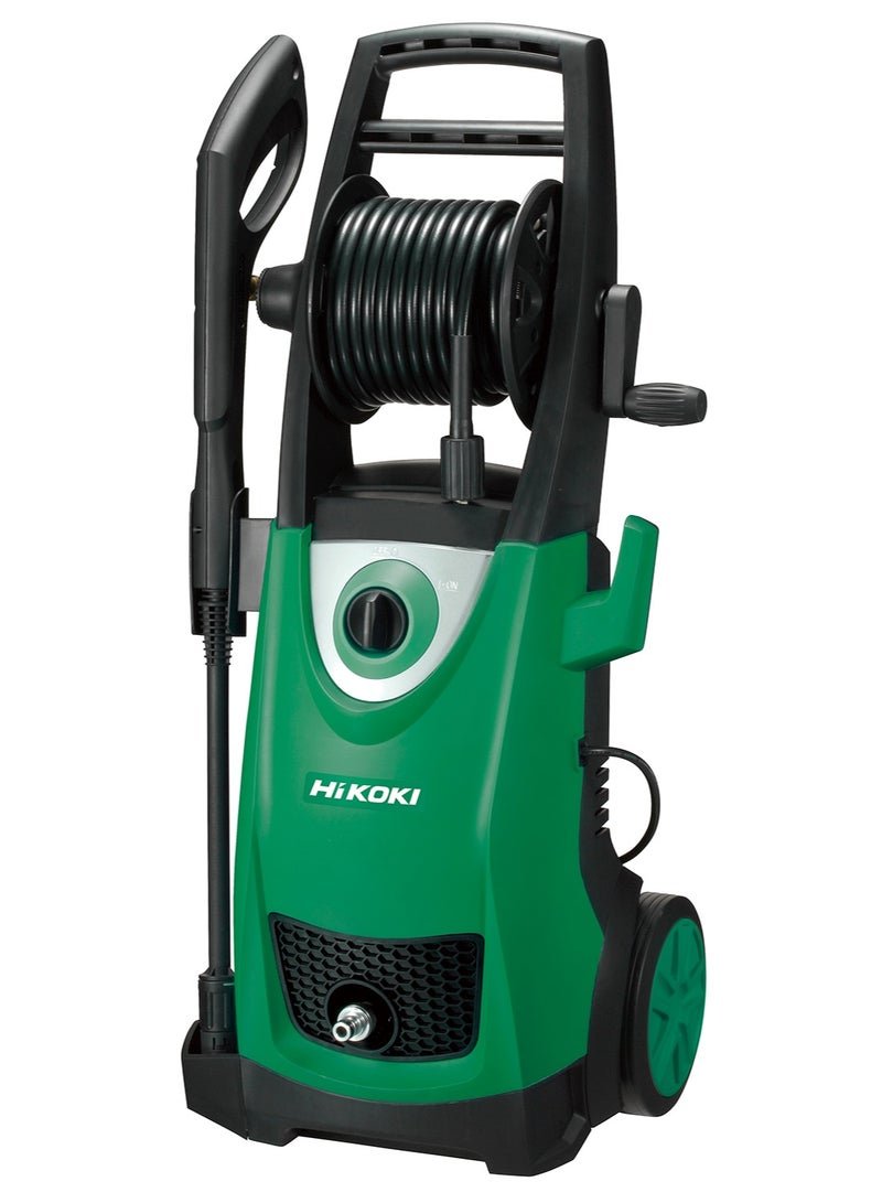 Hikoki High Pressure Washer 150 Bar | 2000W Heavy Duty Electric Power Washer | Portable 12.4KG Jet Spray Machine for Car Wash, Bike Cleaning, Patio, Garden & Outdoor Surfaces (UAE Plug)