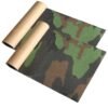 2-PCS Camo Skateboard Grip Tape Sheets, Bubble Free Water-proof Green Camouflage Scooter Grip Tape, Longboard Griptape, Sandpaper for Rollerboard Stairs Pedal Wheelchair Steps