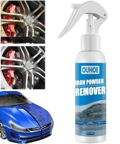 OUHOE Iron Powder Rust Remover Spray, Car Rust Removal Spray, Metal Surface Chrome Paint Car Cleaning, Multi-Purpose Car Rust Remover Spray, Car Wheel Rust Remover, For Rust Removal Of Various Metals, 100ML