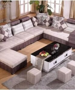 Comfynest Modern Fabric Sectional Sofa Bed