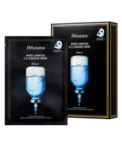 JM solutions JMsolution Water Luminous S.O.S Ringer Mask Black - Korean Skin care-Rich Hydrated Smooth Moisture -10 sheets for All Skin type