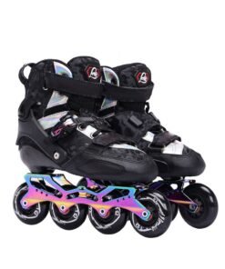 LIMOS Inline Skates for Adult Single Row Roller Professional Speed Skating Shoes Carbon Fiber