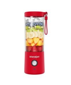 blendjet V2 Portable Blender Smoothie Maker, Personal Blender, Fruit Blender, Leak Proof Juicer, BPA-Free 475ml 200W Sports Bottle, USB-C Rechargeable, Ice Crusher With Stainless Steel Blades 475 ml 200 W BJ-V2X-Red Red