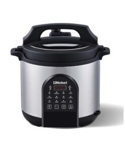 Nobel Electric Pressure Cooker 6L, 1000W Digital Multi-Function | Stainless Steel Lid & Wrapper, Non-Stick Aluminum Pot, Touch Control Panel, Multiple Safety Features | 220-240V - NPC650 6 L 1000 W NPC650 silver