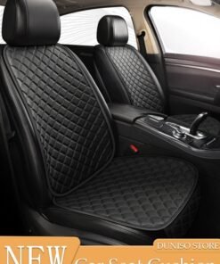DUNISO 1PCS Auto Breathable Universal Four Seasons Front Car Seat Covers Luxury Include Front Car Seat Protector and Rear Car Seat Cushion Compatible with 95% Vehicle Fit for Cars Truck SUV or Vans