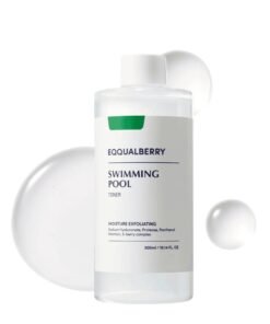 eqqualberry Swimming Pool Face Toner 300ml Moisturising and Soothing Facial Toner for Face, Pore Control and Gentle Exfoliation, Suitable for Dry to Oily Skin